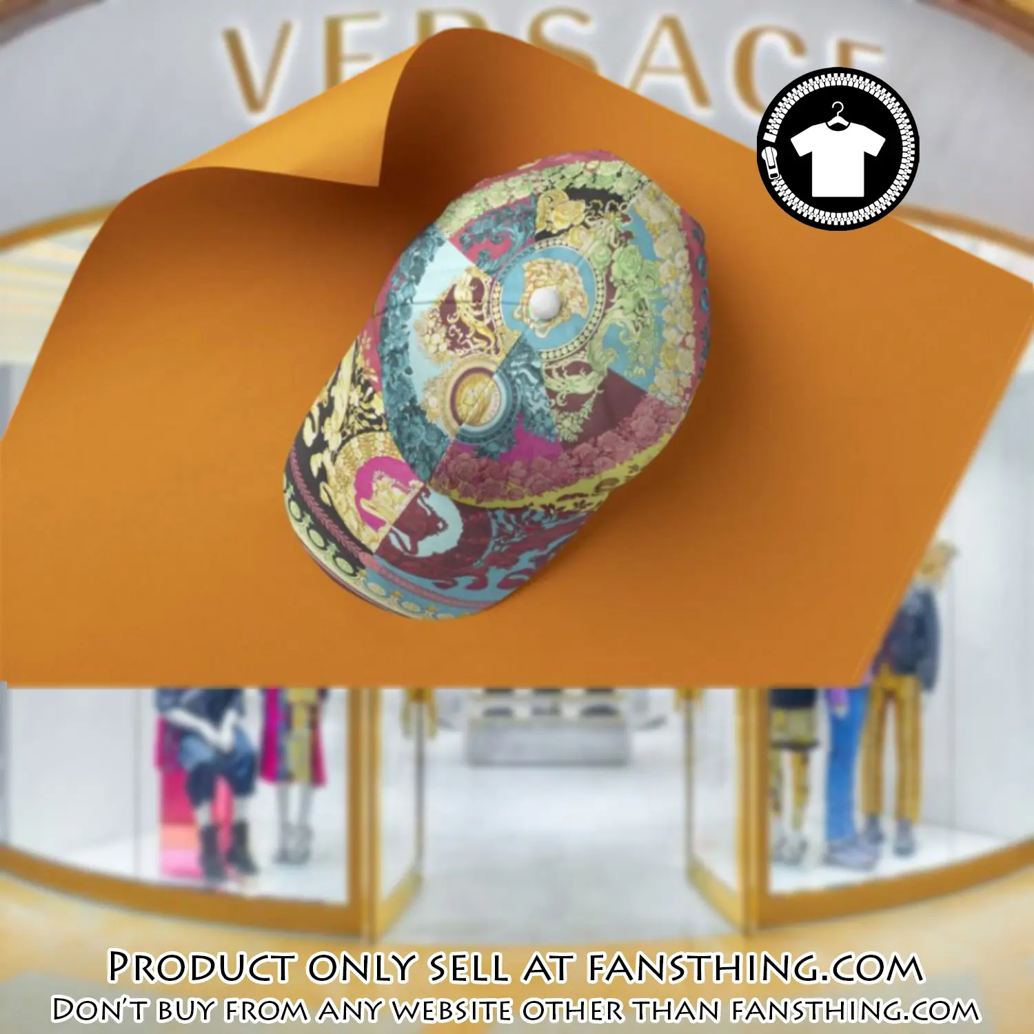 Versace luxury cap print 3d trending cap ctc1138 fst5058336